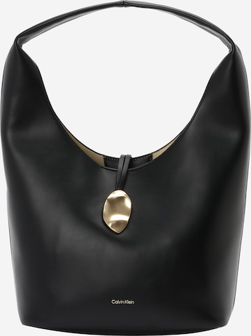 Sac bandoulière Calvin Klein en noir : devant
