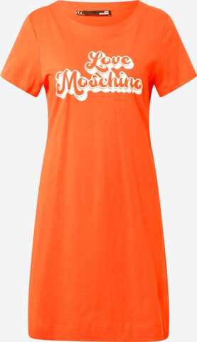 Love Moschino Φόρεμα 'ABITO' σε πορτοκαλί: μπροστά