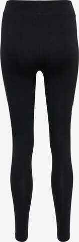 Hummel Skinny Sporthose in Schwarz