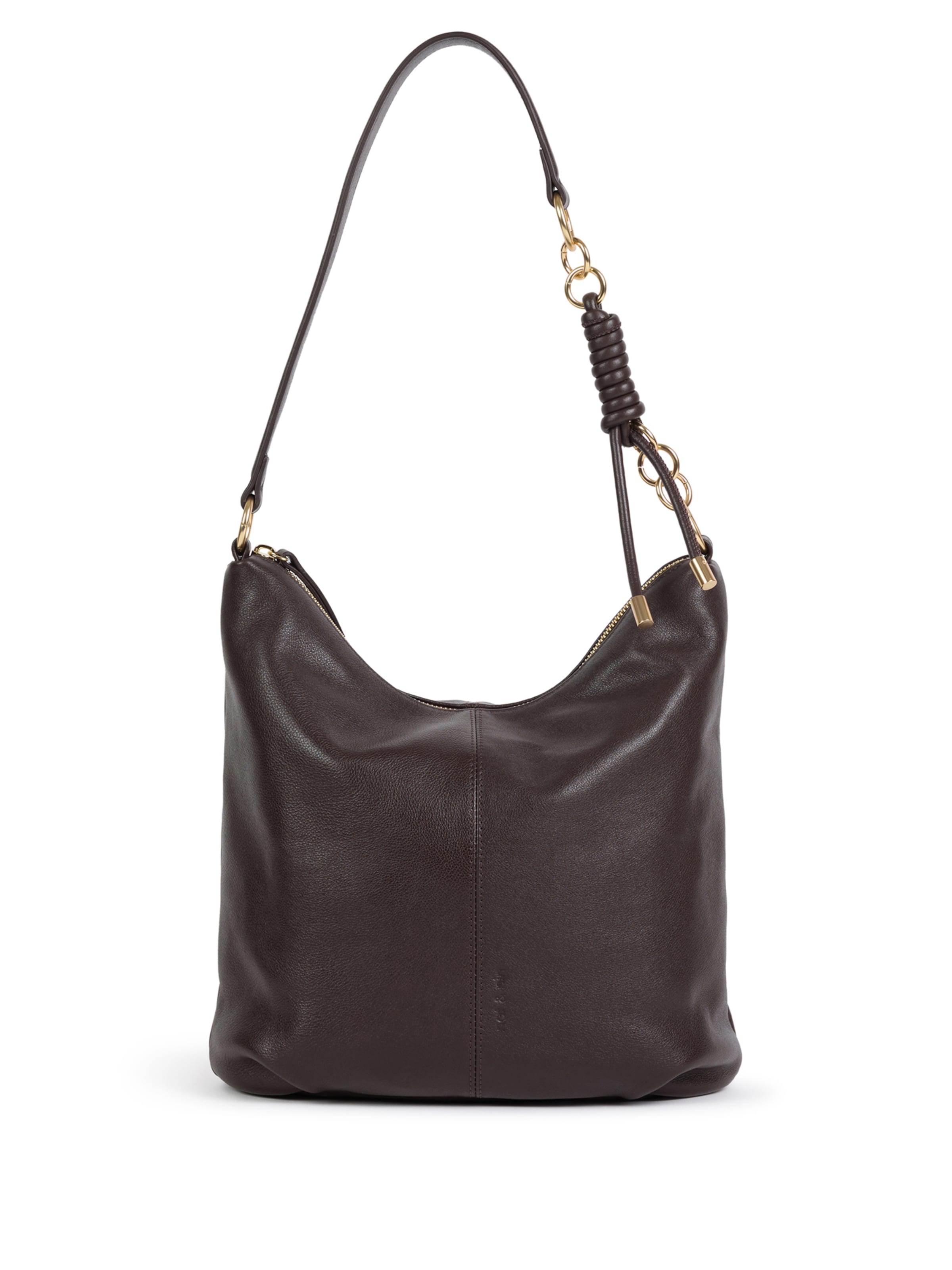 Nat&Nin Schoudertas 'Sora' in Bruin: voorkant