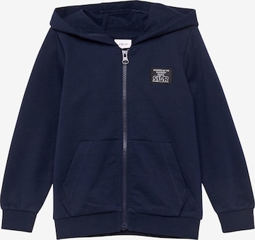 s.Oliver Sweatvest in Blauw: voorkant