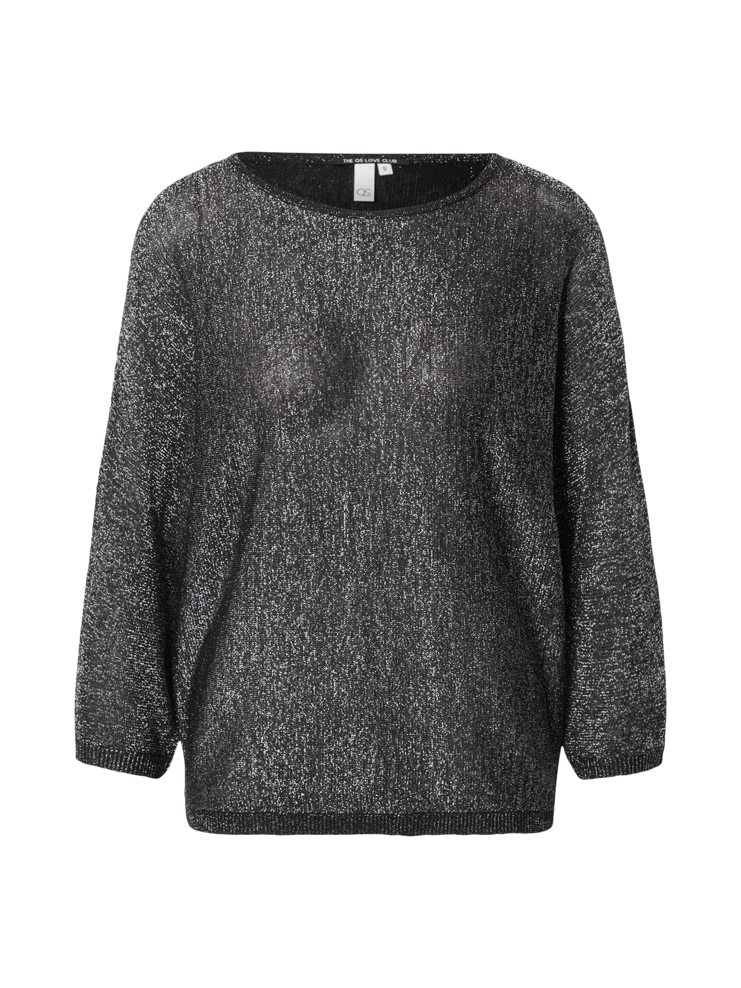 QS Pullover i sort: forside