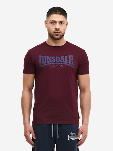 LONSDALE Póló - piros: elől