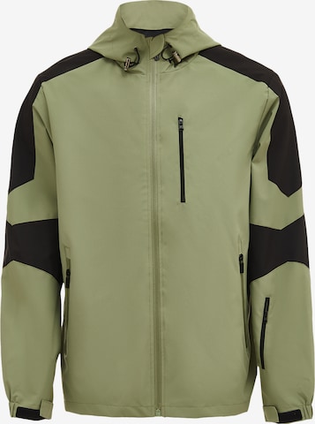 HOMEBASE Between-Season Jacket in Green: front