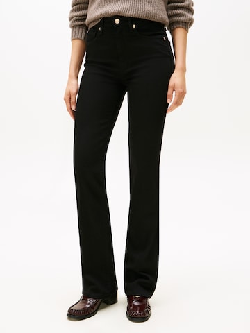 TOMMY HILFIGER Bootcut Jeansy w kolorze czarny: przód