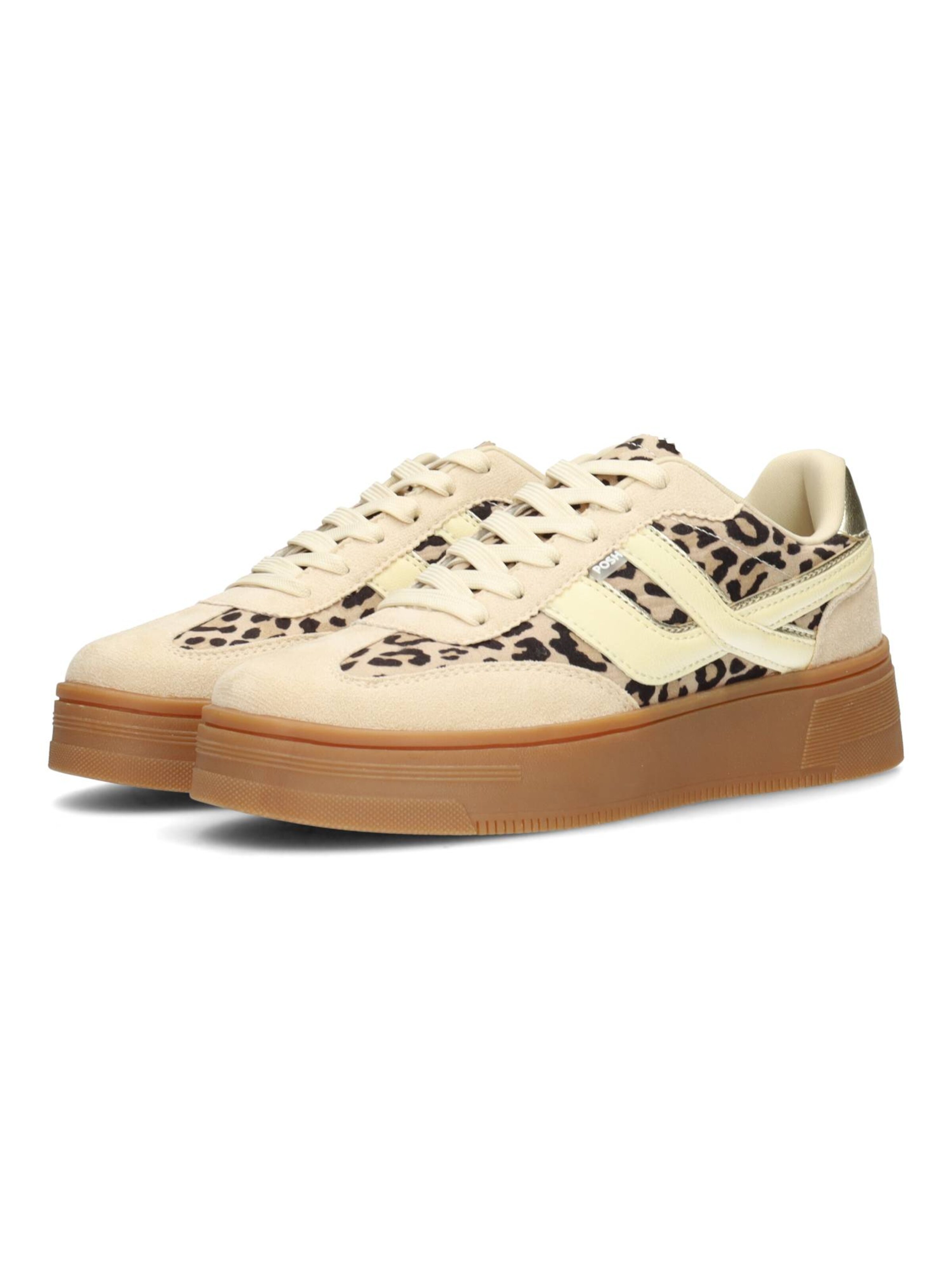 POSH by Poelman Sneakers laag 'Georgia' in Beige