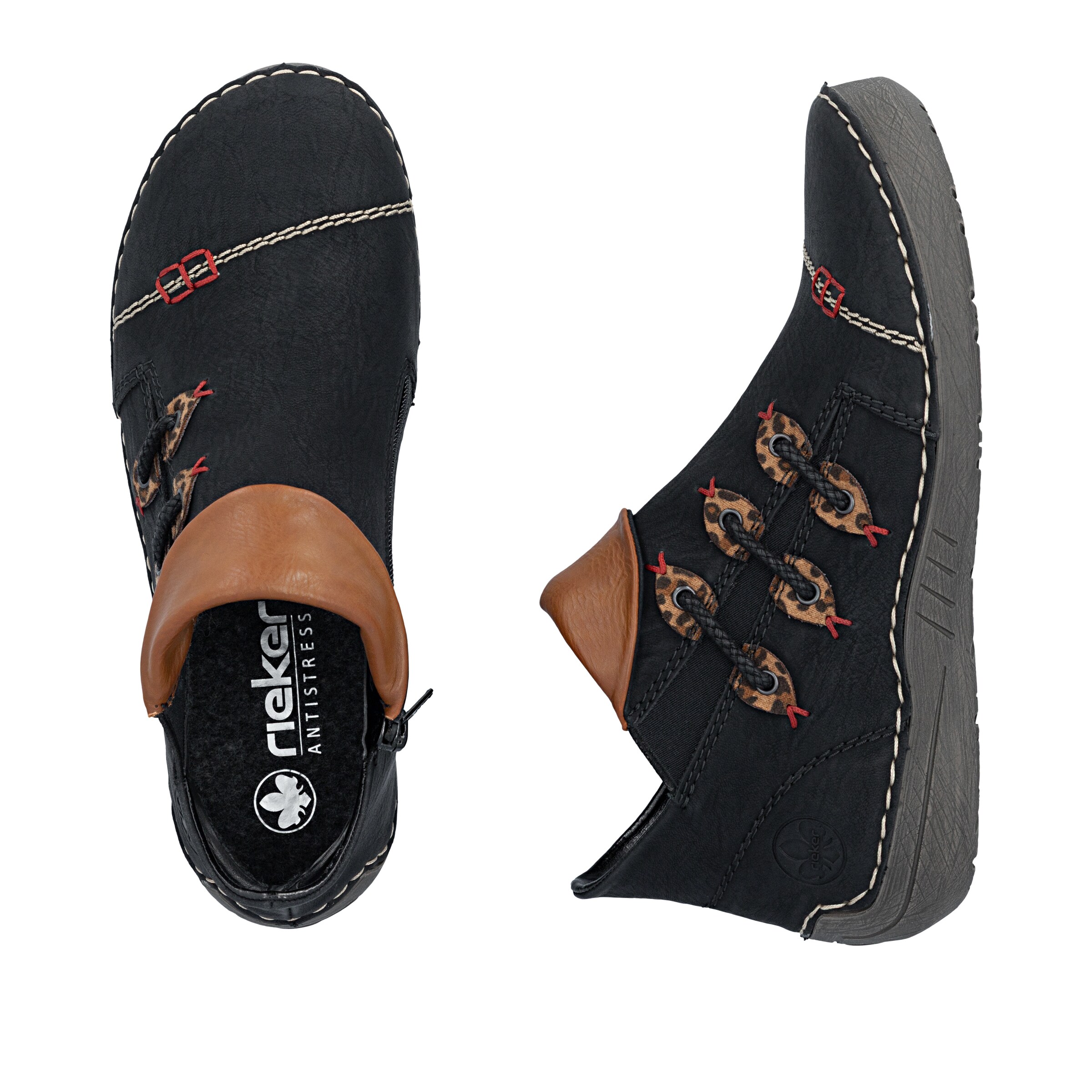 Boots '72581' Rieker en noir