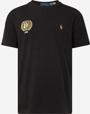 T-Shirt Polo Ralph Lauren en noir : devant