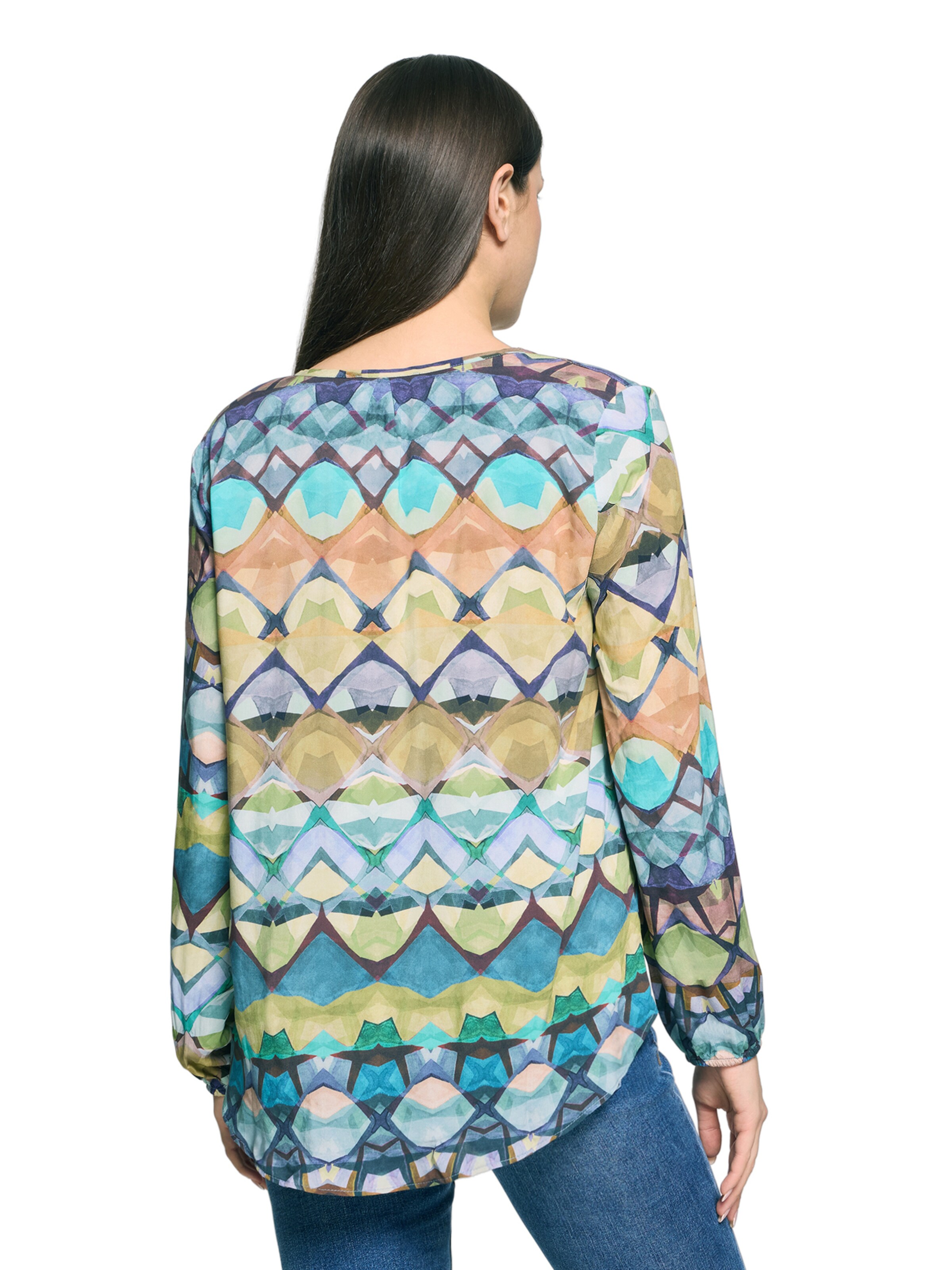 Camicia da donna di Cartoon in verde