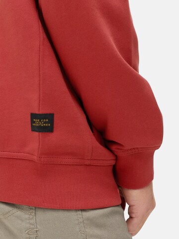 CAMEL ACTIVE Zip-Up Hoodie in Red