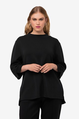 Ulla Popken Sweatshirt in Zwart
