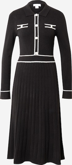 Wallis Pletené šaty - čierna / biela, Produkt