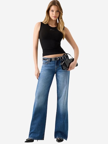 Top 'MINI' di GUESS in nero