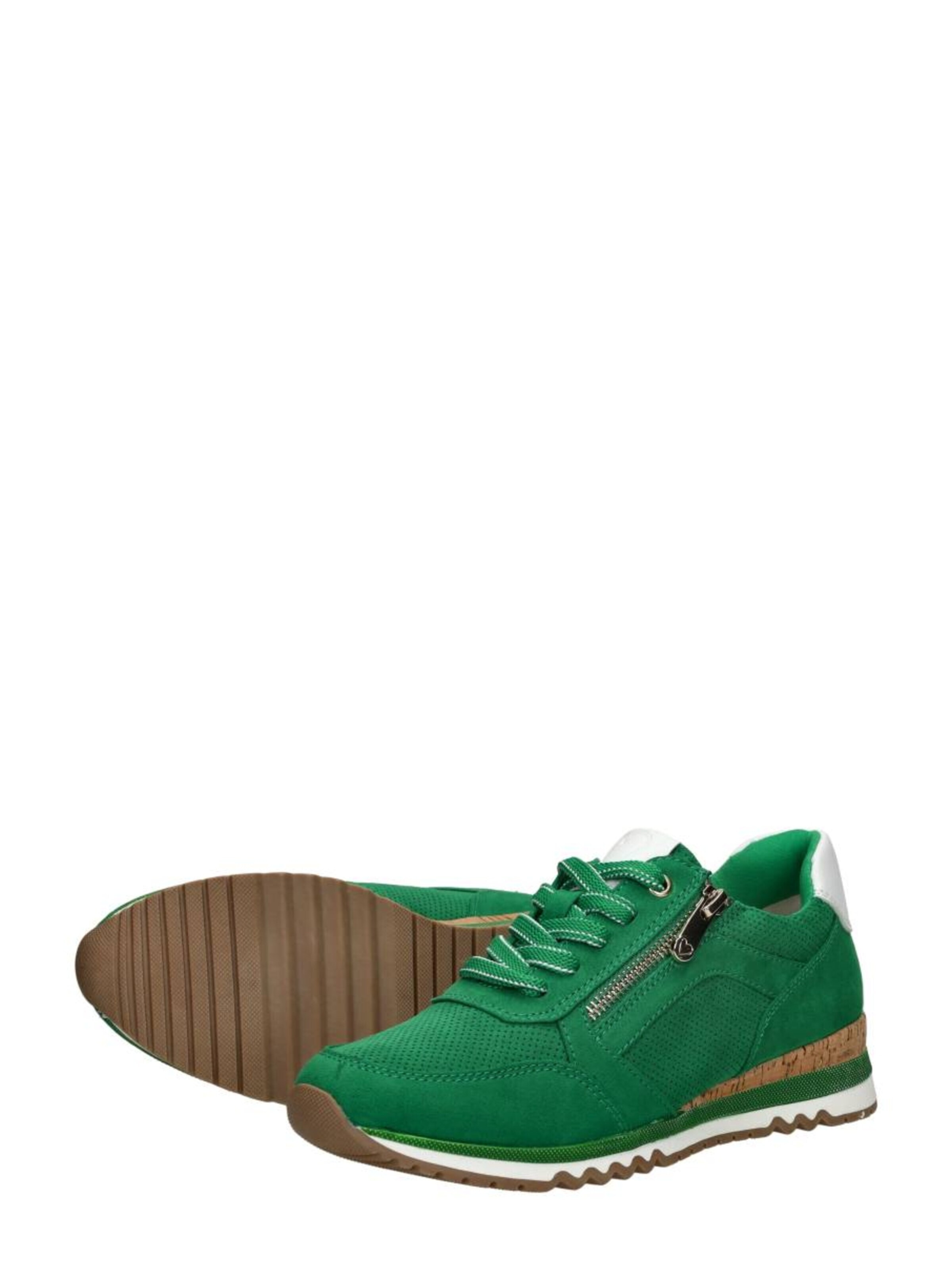 MARCO TOZZI Platform trainers 'Sneakers Laag' in Green