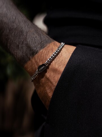 Eternal - Pulsera 'Cuban Link' en plata