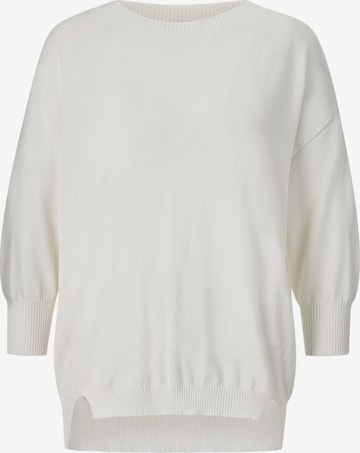 Rich & Royal Sweater in White: front