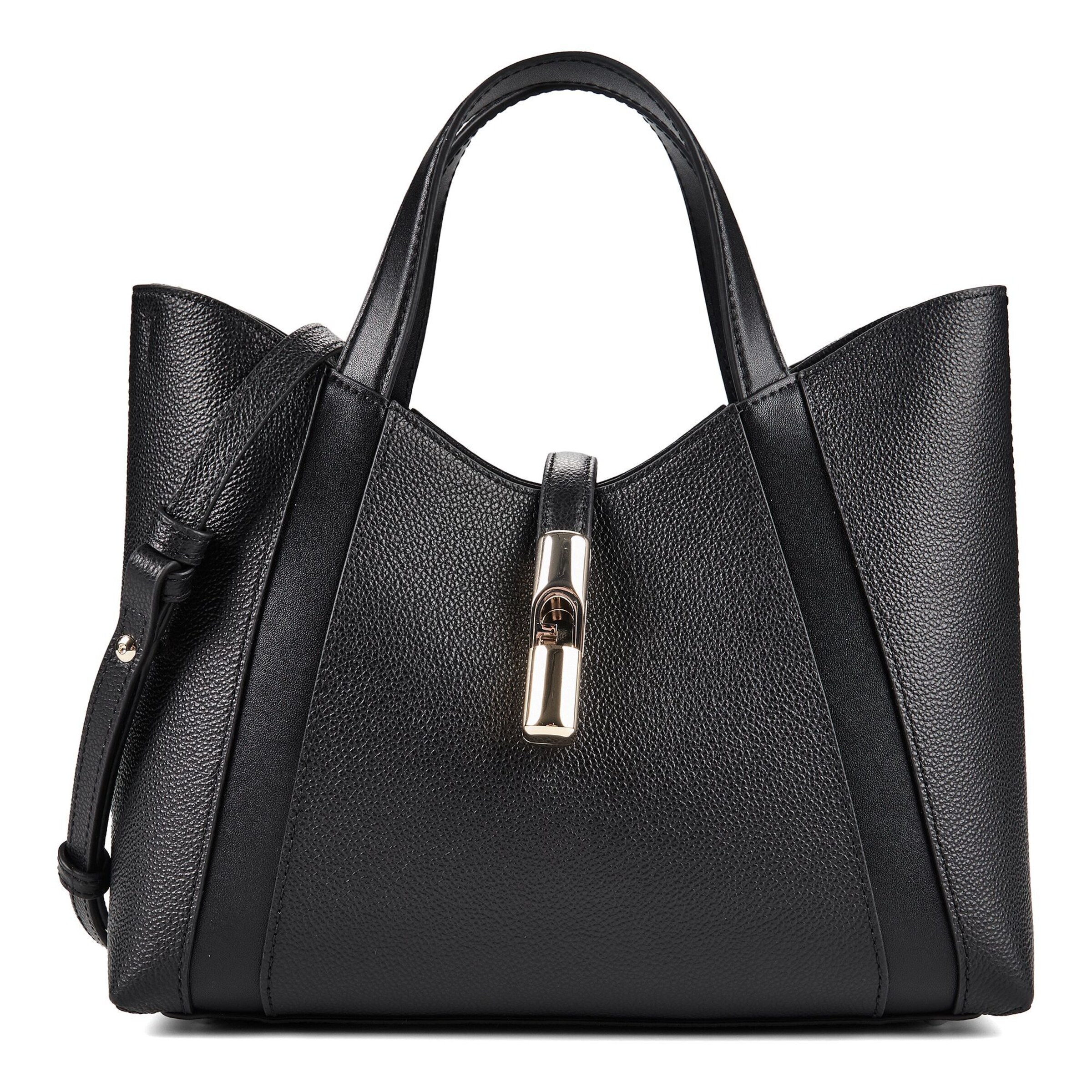 Shopper 'Goccia' di FURLA in grigio: frontale