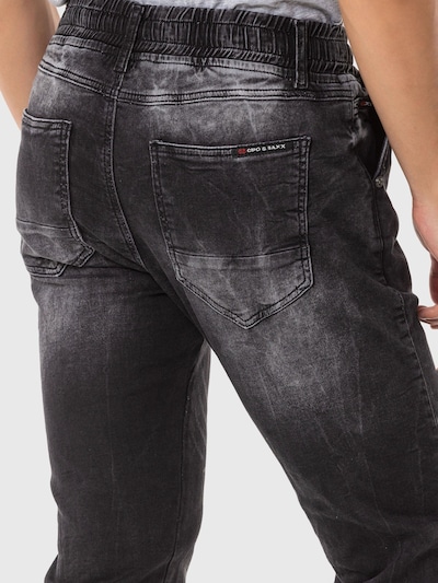 CIPO & BAXX Jeans in Black / Black denim, Item view