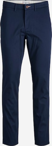 JACK & JONES - Calças chino 'Ollie' em azul: frente