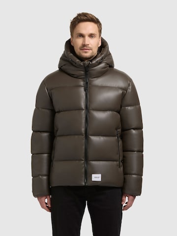 Veste d’hiver 'Coen' khujo en marron : devant