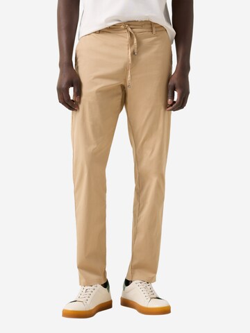 BOGNER Regular Chino Pants 'Riley' in Brown: front