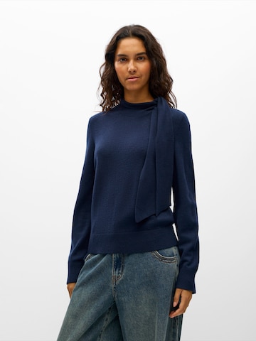 Pull-over 'OBJTHESS' OBJECT en bleu : devant