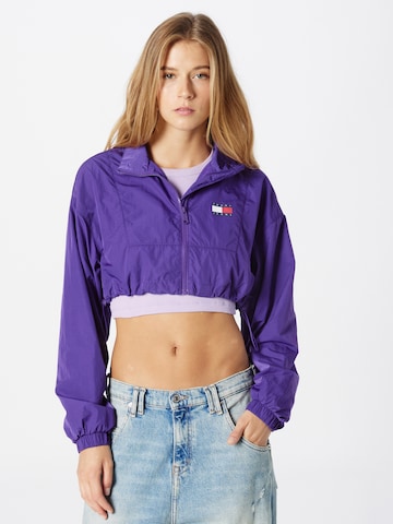 Tommy Jeans Between-Season Jacket in Purple: front