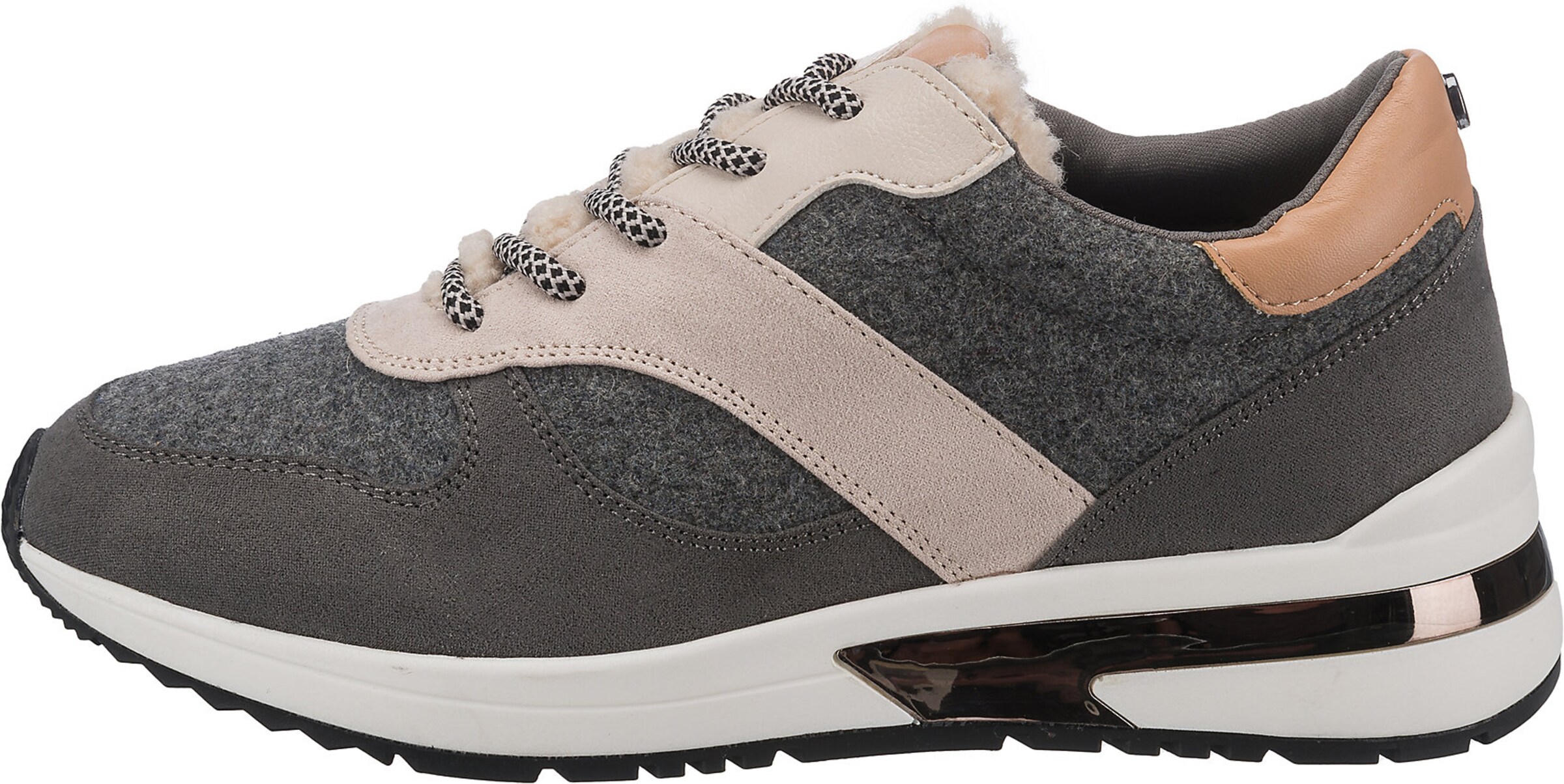 Frauen Sneaker LA STRADA Sneaker in Basaltgrau - QJ64200 Frauen Sneaker LA STRADA Sneaker in Basaltgrau - QJ64200