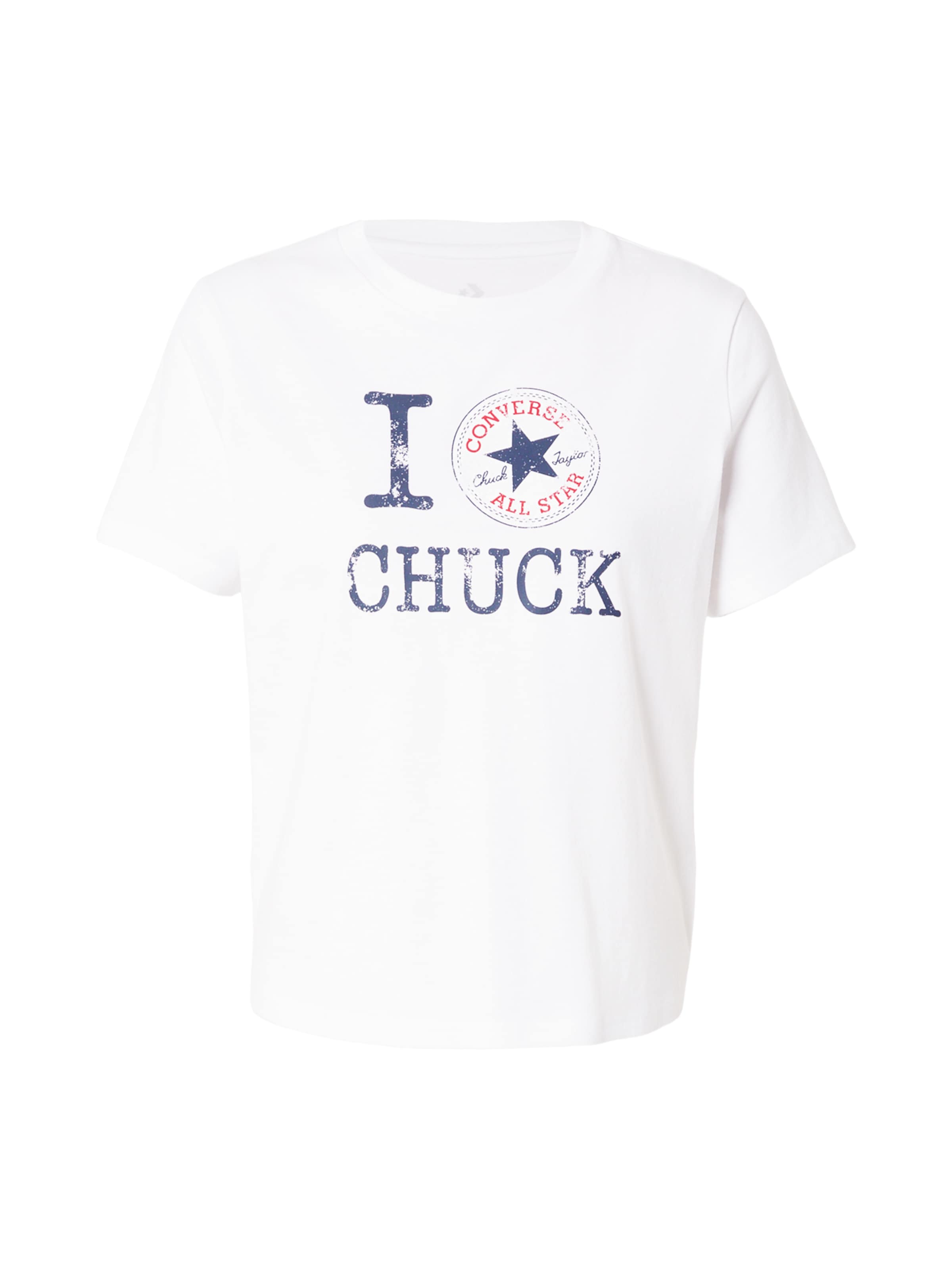 CONVERSEMajica 'I LOVE CHUCK' - bijela boja: prednji dio