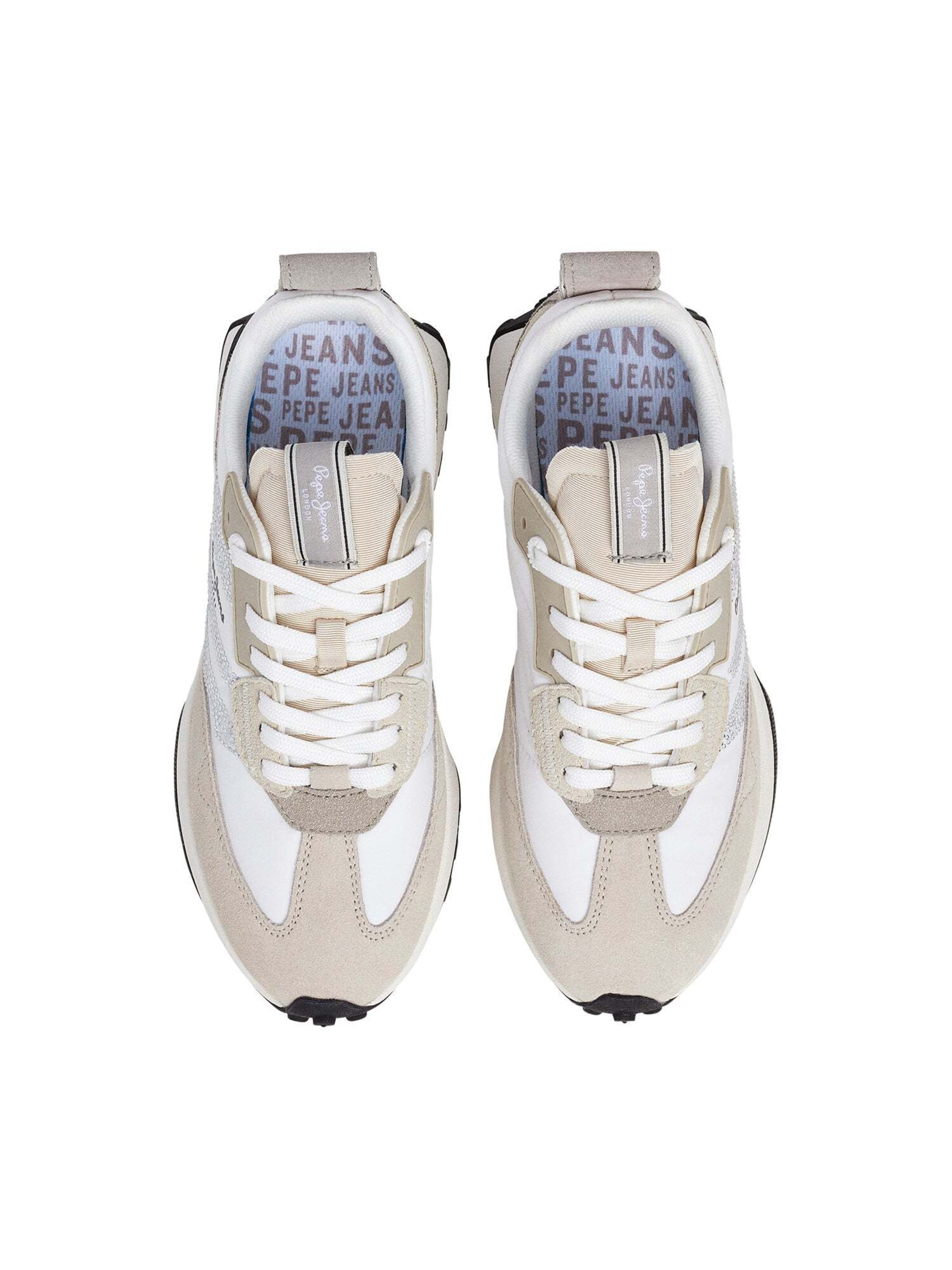 Baskets basses 'Lucky Party W' Pepe Jeans en blanc