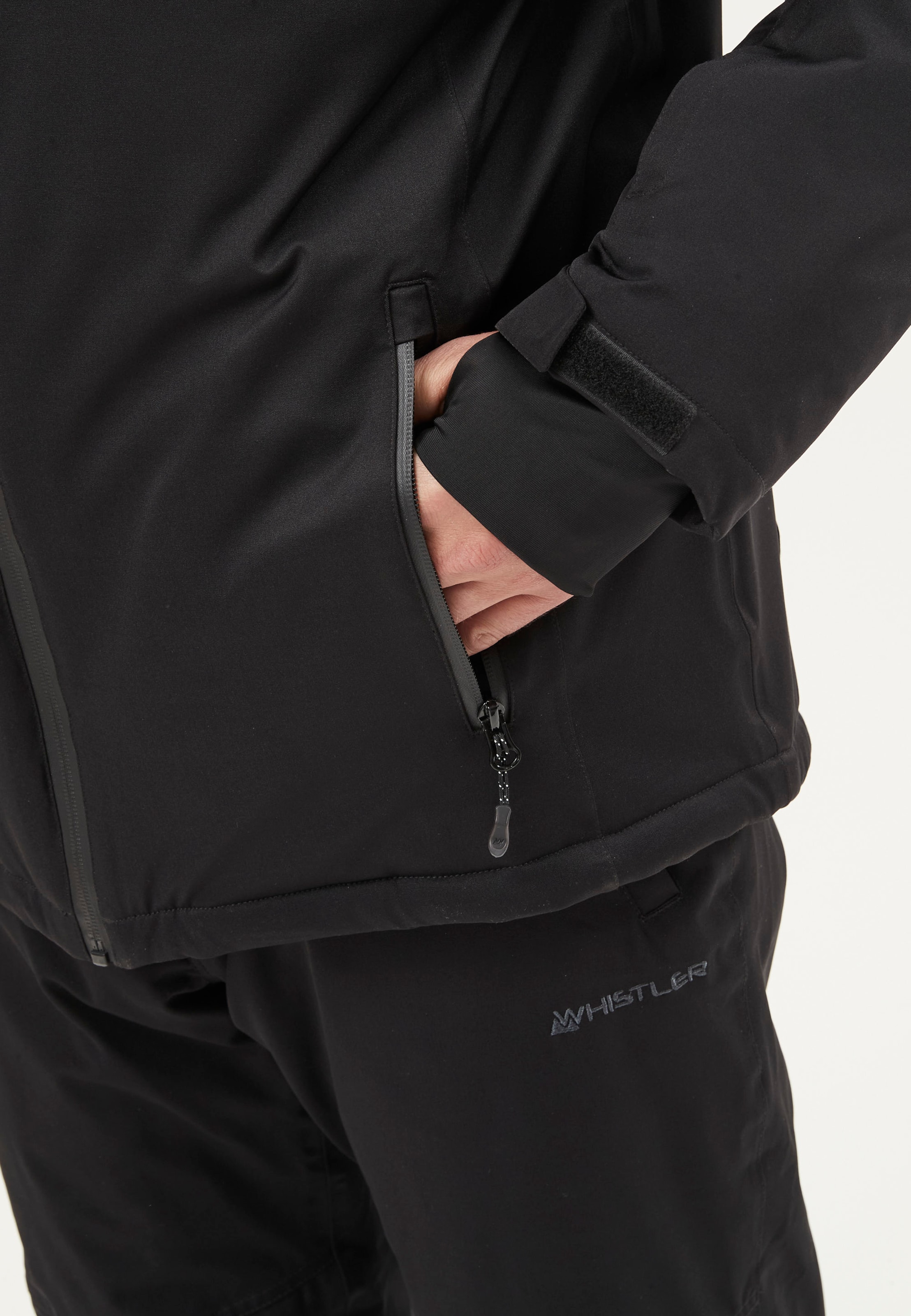Whistler Athletic Jacket \'JESPER M Ski Jacket W-PRO 15.000\' in Black |  ABOUT YOU