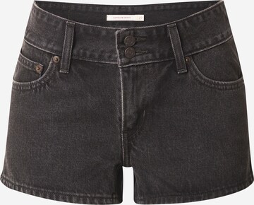 LEVI'S ® Loosefit Jeans 'Superlow Short' in Schwarz: predná strana