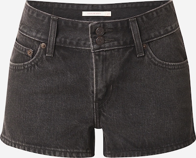 LEVI'S ® Jeans 'Superlow Short' i svart denim, Produktvy