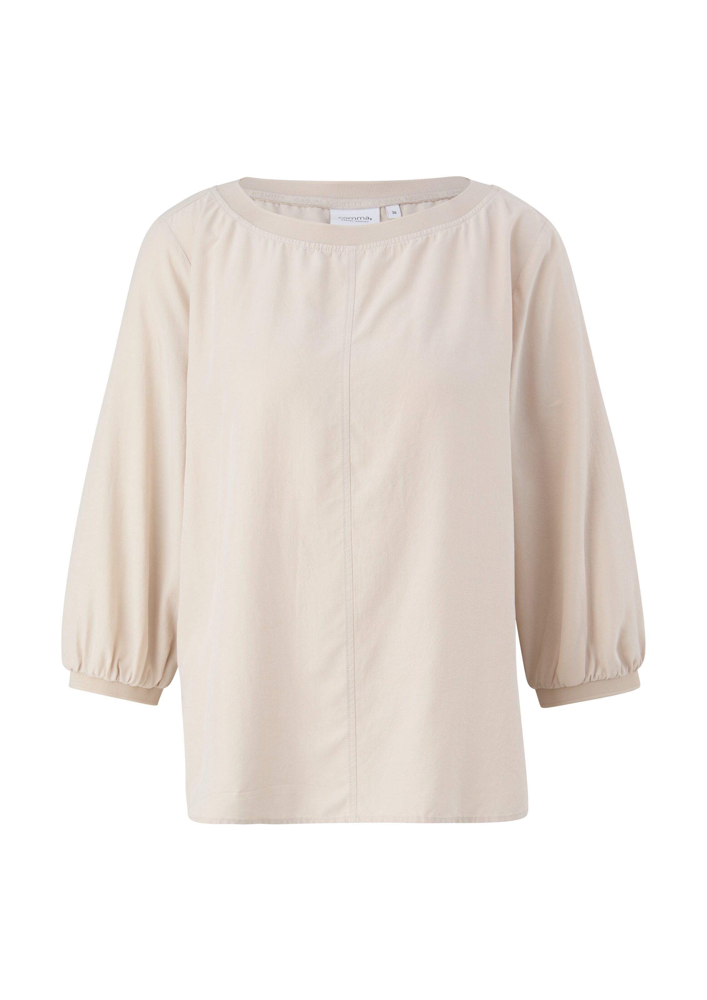 comma casual identity Shirt in Beige: Vorderseite
