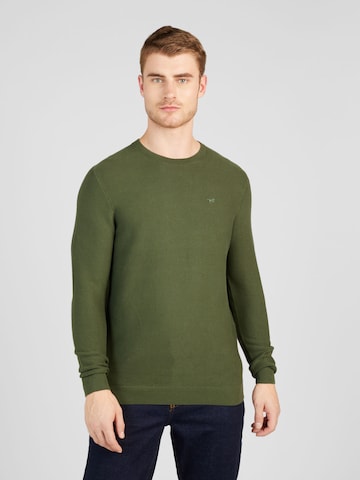 MUSTANG Sweater 'EMIL' in Green: front