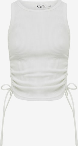 Calli Top 'Ashlyn' in White: front