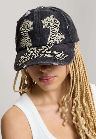 Ed Hardy Czapka z daszkiem 'Desert Tiger 5' w kolorze czarny