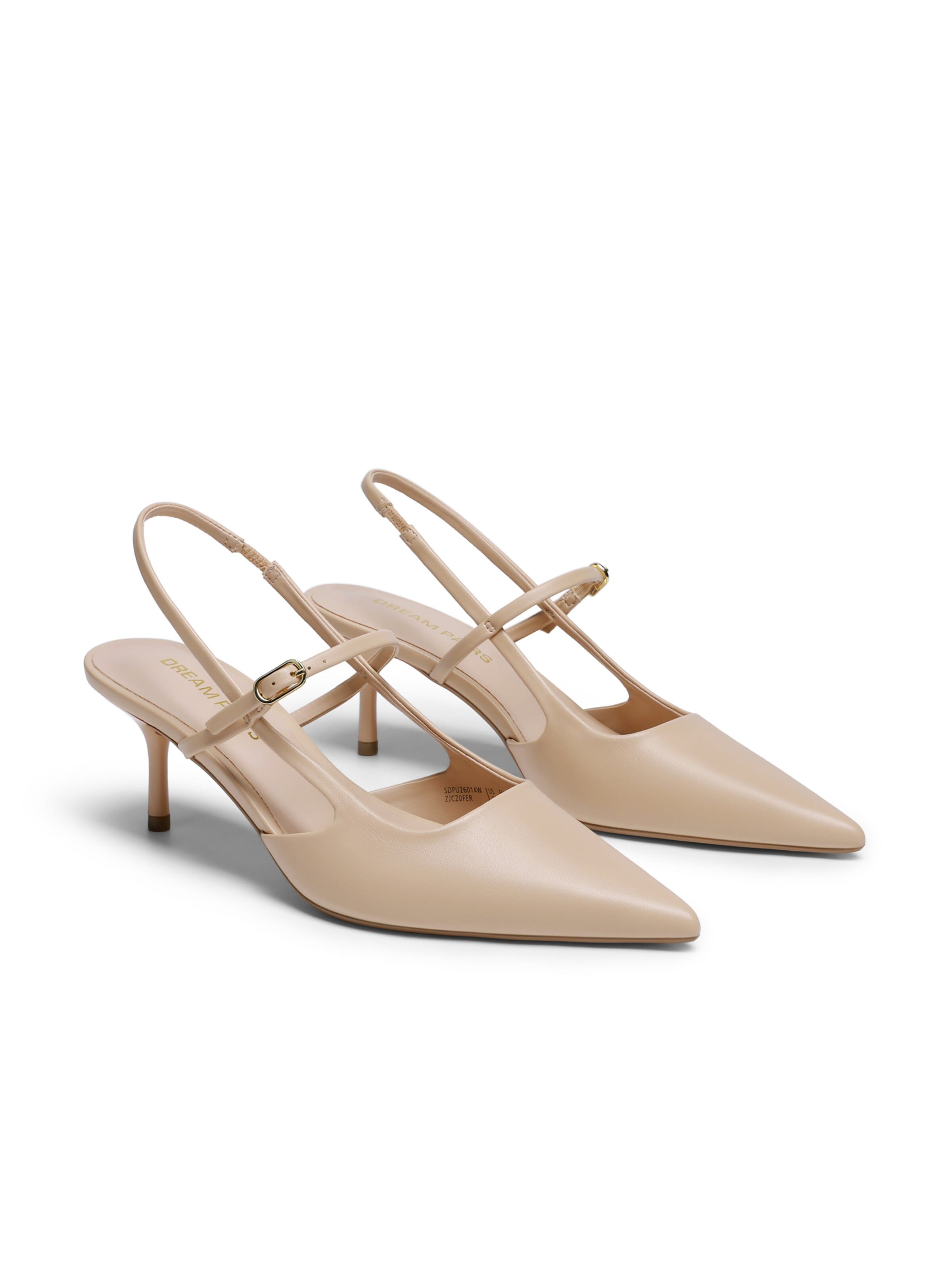 Escarpins à bride arrière Dream Pairs en beige