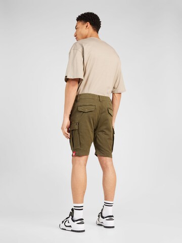 ALPHA INDUSTRIES Regular Cargo Pants 'Airman' in Green