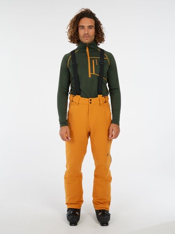 Regular Pantalon de sport 'PRTMIKADO' PROTEST en jaune : devant