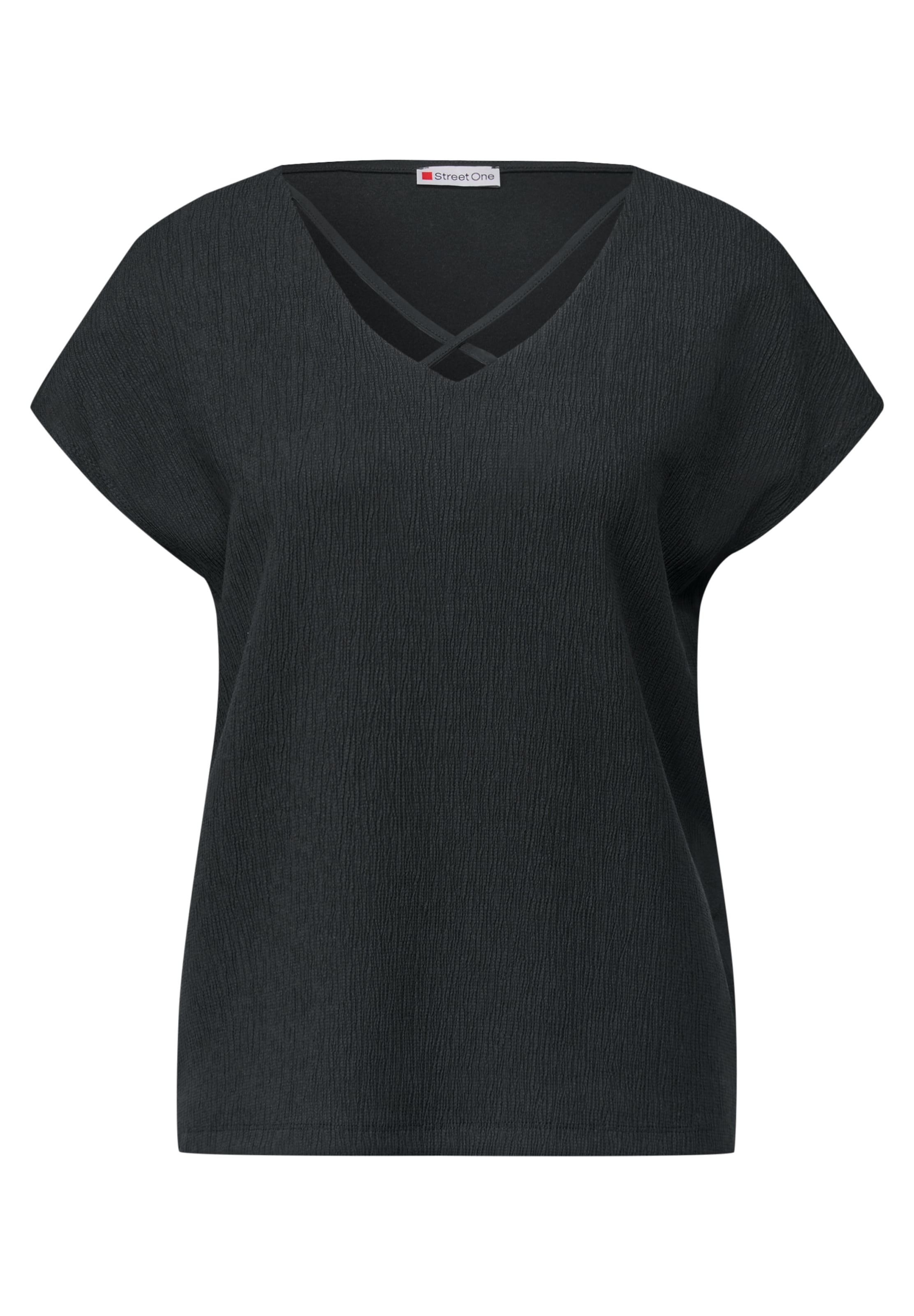 STREET ONE Shirt in Black: front