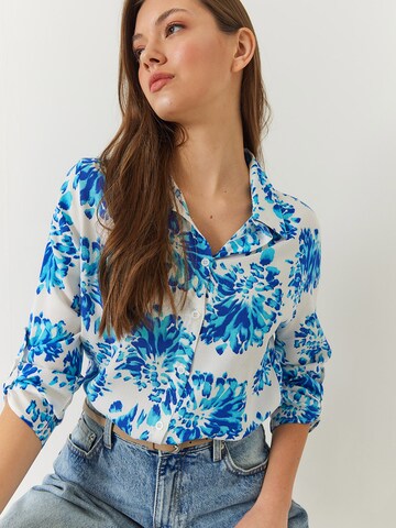 Bianco Lucci Blouse in Blue