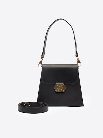 Borsa a mano 'Daisy' di AKARDO in nero: frontale