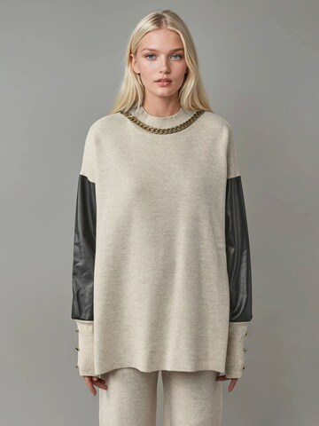 Pull-over My fashion en beige : devant