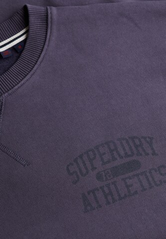 Superdry Sweatshirt 'Athletic Essentials' in Blue