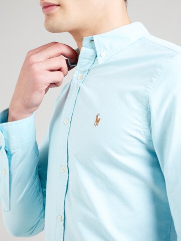 Polo Ralph Lauren Přiléhavý střih Košile – modrá