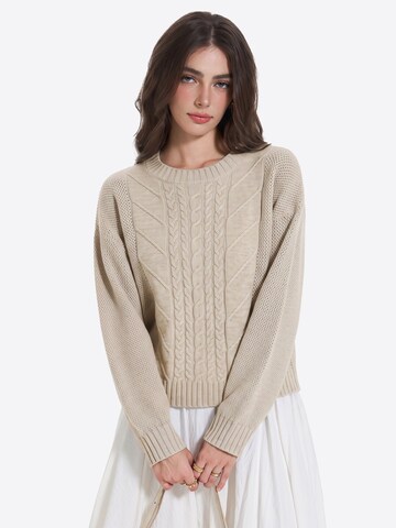 Imily Bela Pullover in Weiß: Vorderseite