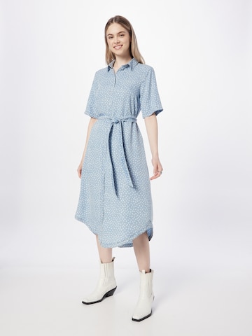 NÜMPH Košeľové šaty 'POULINA' - Modrá: predná strana