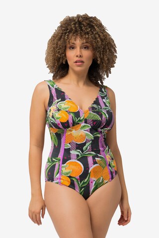 Maillot de bain Ulla Popken en mélange de couleurs : devant