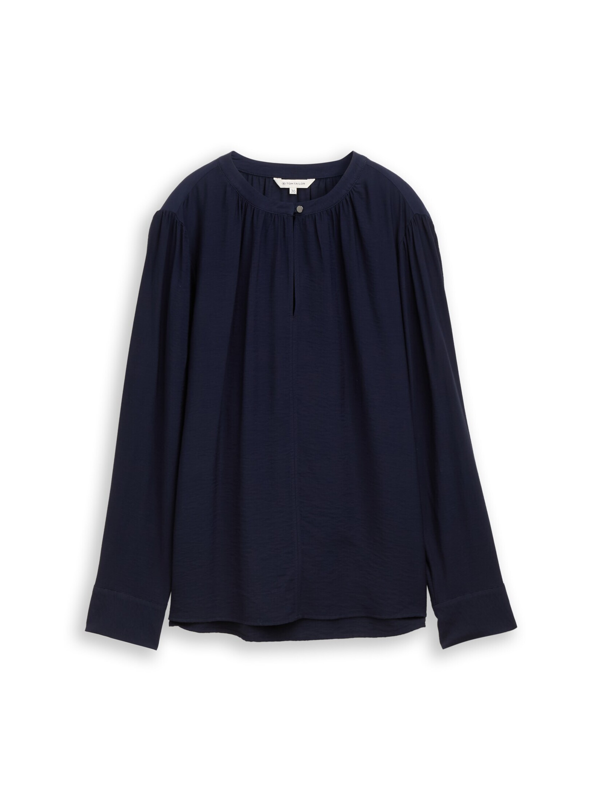 TOM TAILOR Blouse in Blauw: voorkant